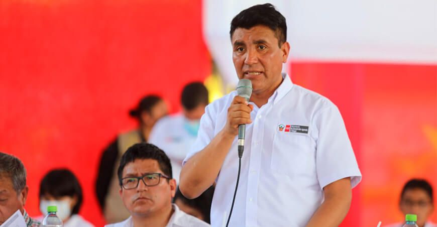 ministro de Desarrollo Agrario y Riego, Óscar Zea