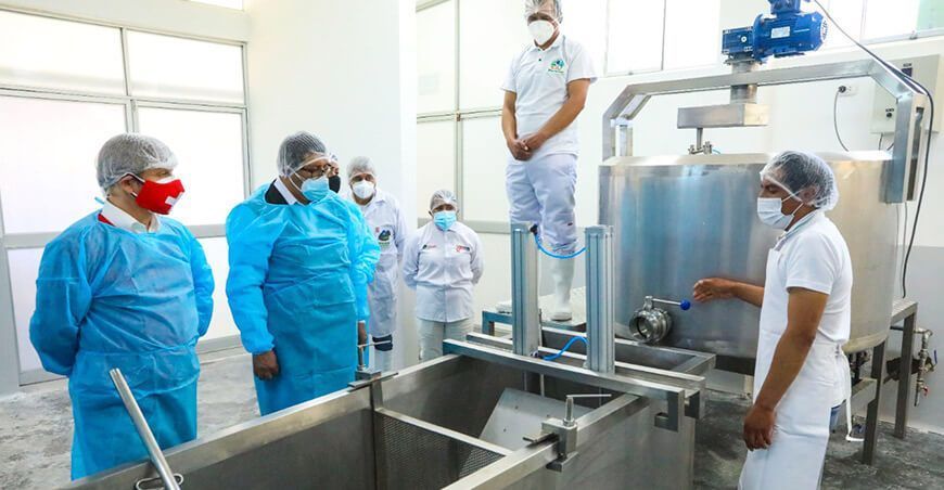 Inauguran planta procesadora de lácteos en Otuzco