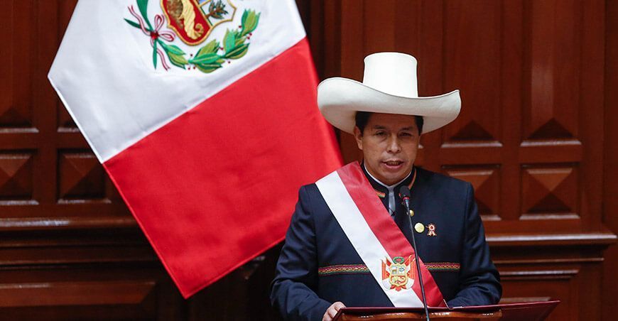 Pedro Castillo presidente del Perú