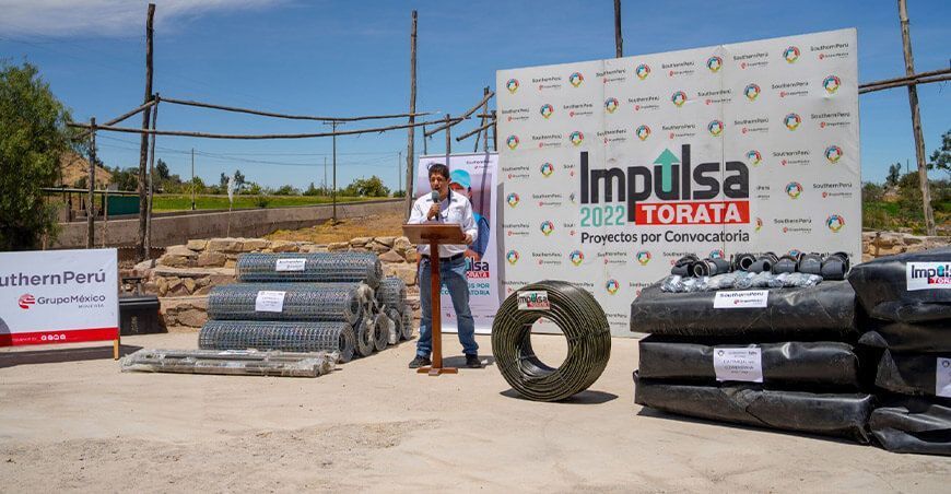 Moquegua: Geotanques para mejorar la capacidad de riego en Torata Alta