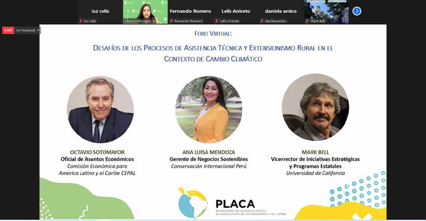 Conclusiones del foro “Desafíos de los procesos de asistencia técnica y extensionismo rural en el contexto de cambio climático”