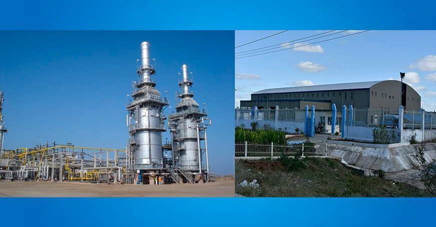 Una planta petroquímica o una planta de biofertilizantes