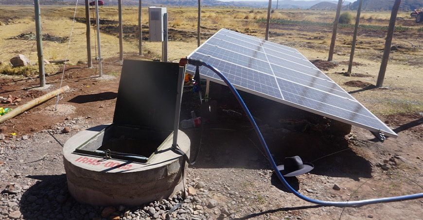 Puno implementan pozos de agua tecnología panel solar ANA Perú