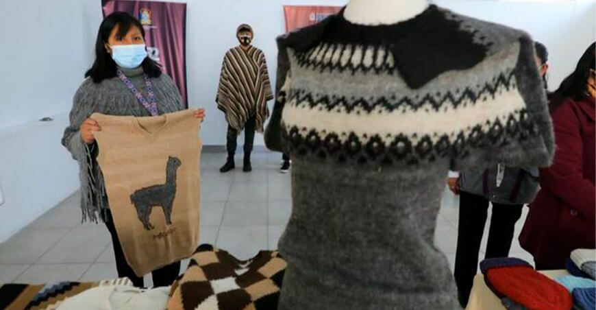 prendas de fibra de alpaca Puno