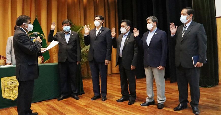 El rector de la Universidad Nacional Agraria La Molina (UNALM), Dr. Américo Guevara Pérez, fue elegido hoy por unanimidad presidente de la Asociación Nacional de Universidades Públicas del Perú - ANUPP