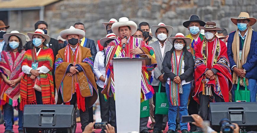 presidente de la República del Perú Pedro Castillo Terrones
