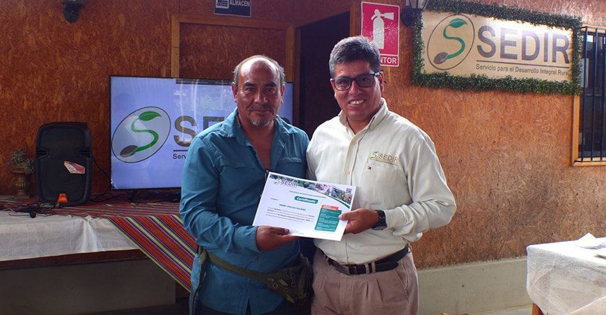 Productores y emprendedores culminaron capacitaciones sobre cultivo de palto en Moro  Ancash Sedir Perú
