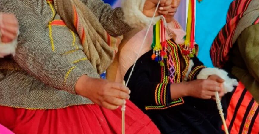 producción textil de fibra de alpaca Puno