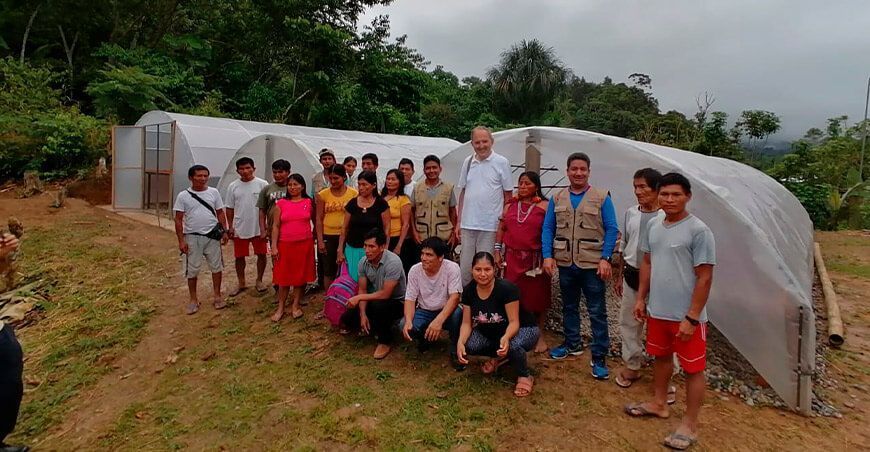 productores awajún consolidan cadena de valor del cacao y plátano