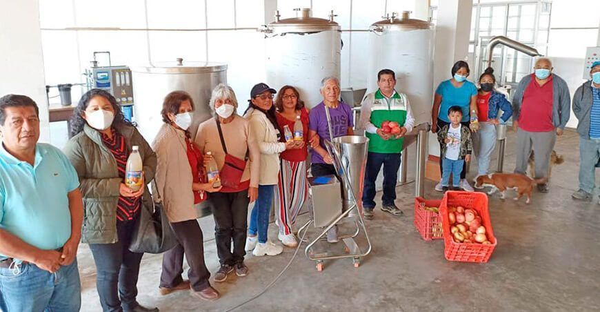 implementan planta de derivados de manzana Cañete