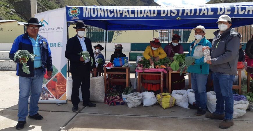 productores del PRA Buenaventura participan en feria agroecológica