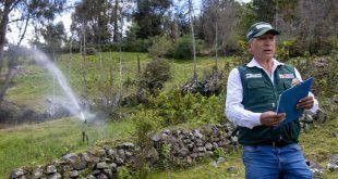 Inauguran proyecto de riego Ongoy para 80 hectáreas de irrigación Apurímac Provraem Perú