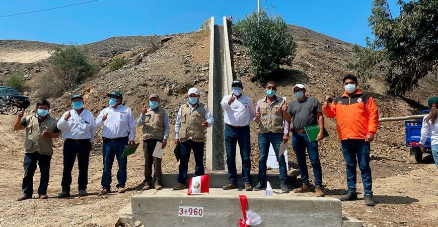 Inauguran canal de riego