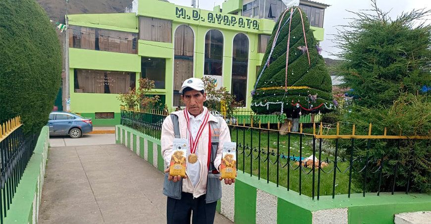 Adán Rodrigo Quispe produce unos de los mejores cafés del mundo