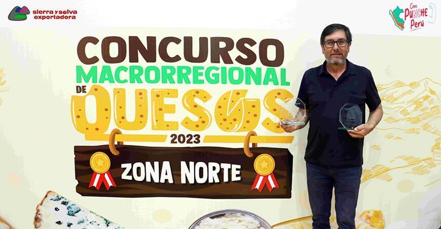 El queso “Chota con finas hierbas” de la marca Lácteos Conga se impuso como el mejor de la zona norte del Perú