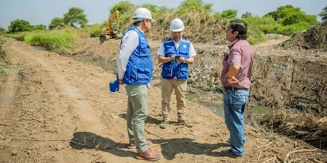 Rehabilitarán y limpiarán 100 kilómetros de drenes en Sechura