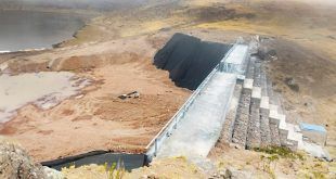 Culminan la construcción de la represa Ccarccar en la comunidad de Chocoro en Huancavelica
