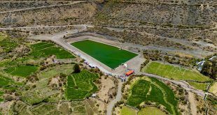 reservorio agua para riego Andagua Arequipa Perú