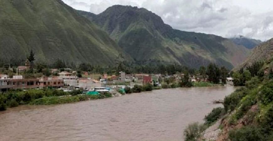 identifican zonas de alto riesgo de inundación en el río Vilcanota