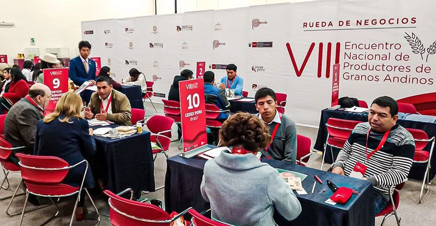 Rueda de negocios de granos andinos duplica expectativas comerciales