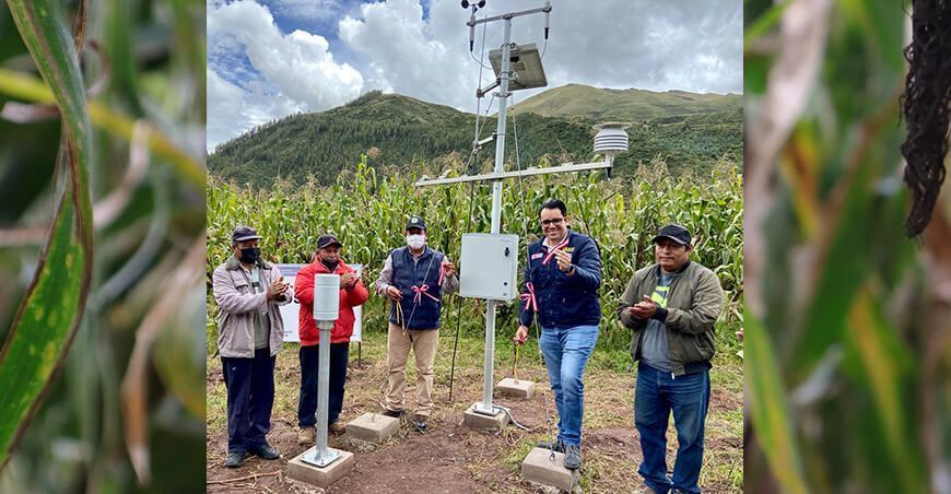 moderna estación agrometeorológica Senamhi Cusco