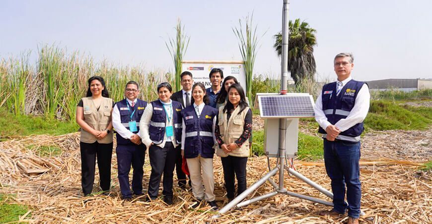 Senamhi instaló estación meteorológica en los Pantanos de Villa