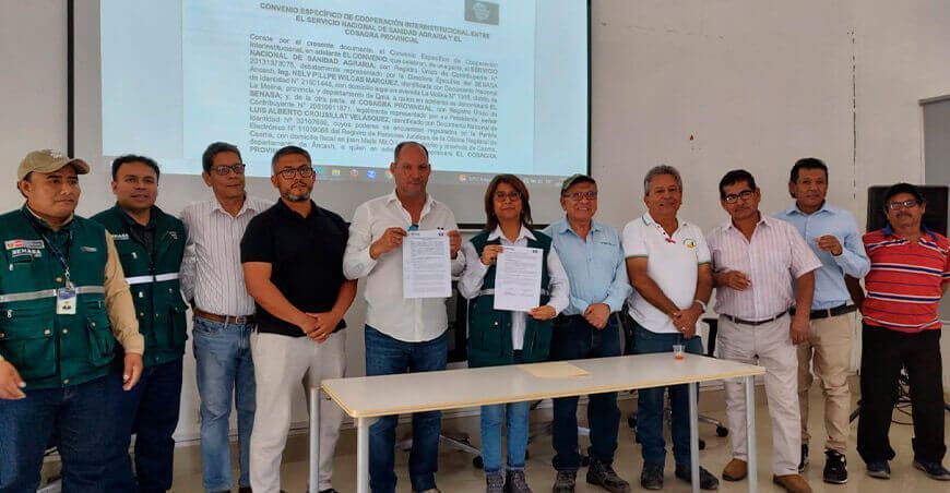 Senasa convenio con Casagra Casma