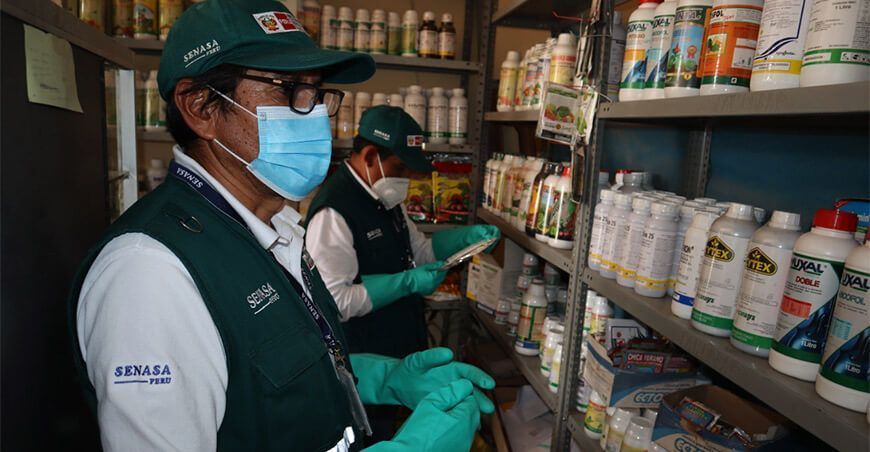 Inspeccionaron establecimientos que comercializan plaguicidas en Ayacucho