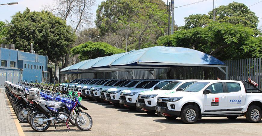 Senasa moderniza su flota vehicular Perú