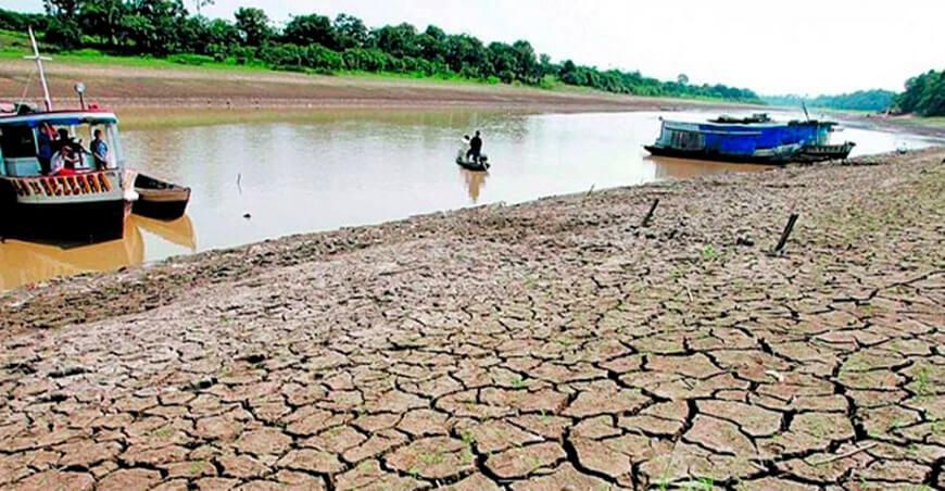 sequía en la Amazonía