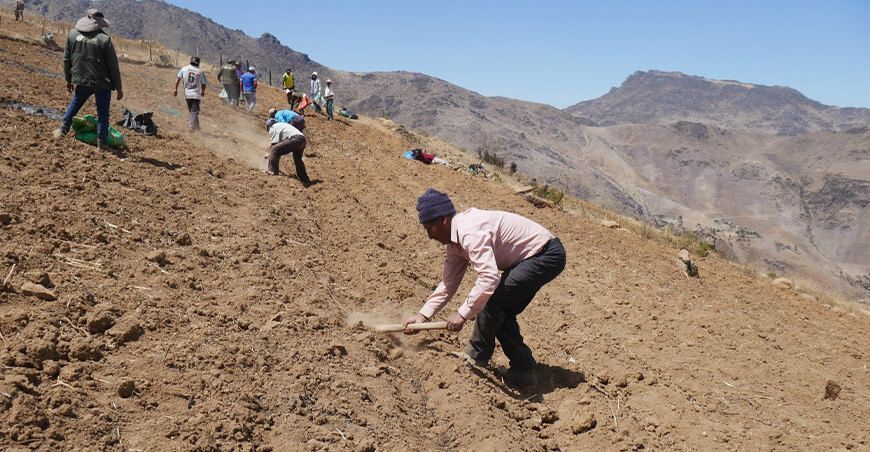 Sequía afecta a pequeños productores de Ancash