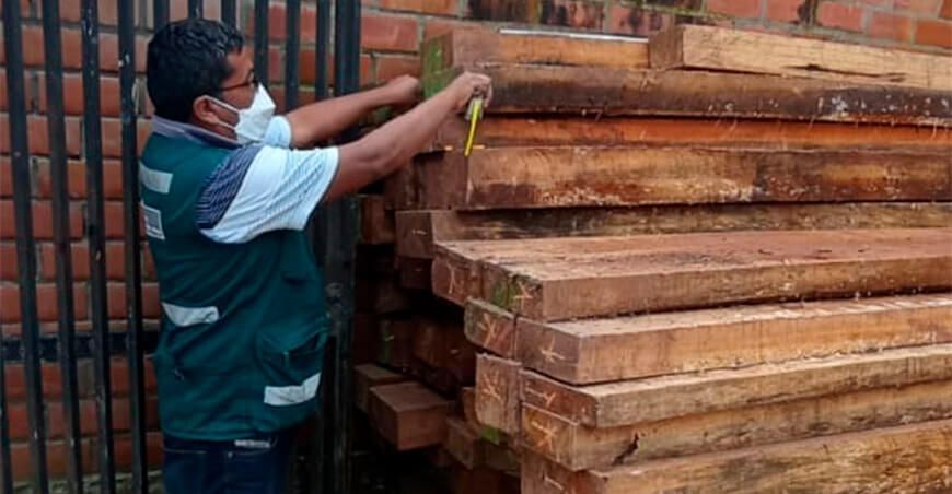 decomisan tablares de madera