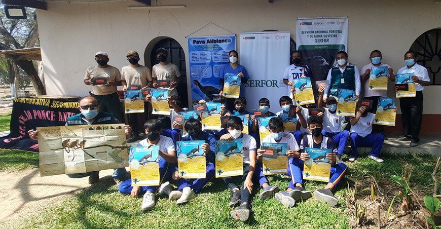 Serfor capacitó a escolares