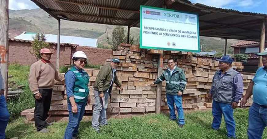 Serfor transfirió madera a INIA Cusco
