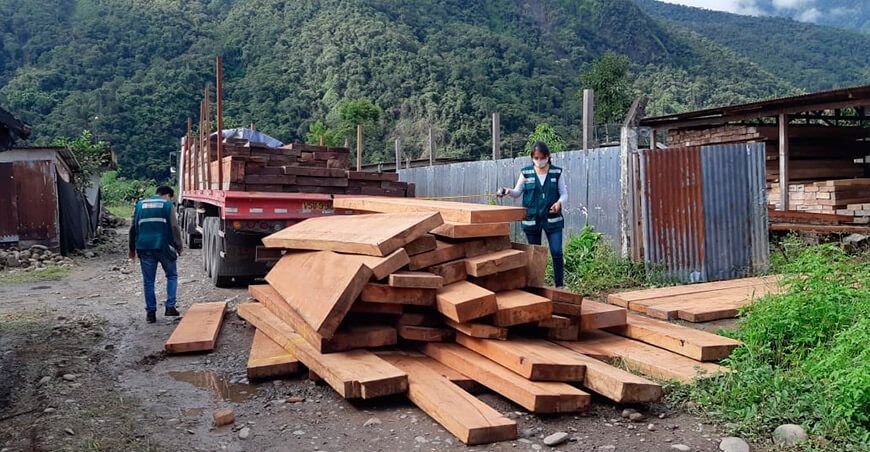 Serfor transfiere madera a municipalidad de