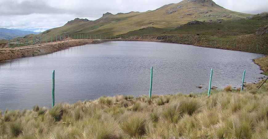 Siembra y cosecha de agua con qochas en el Perú