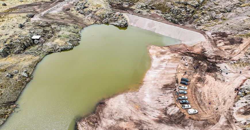 siembra y cosecha de agua qcohas reservorios La Libertad Perú