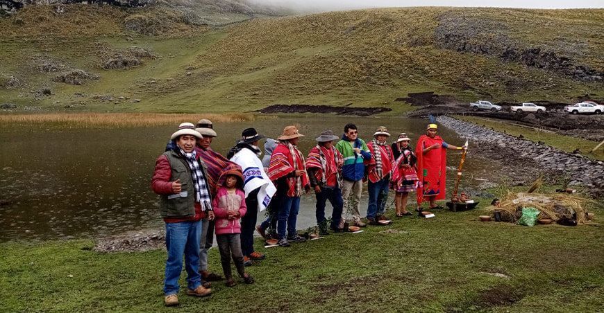 Sierra Azul inaugura obras de siembra y cosecha de agua en Apurímac