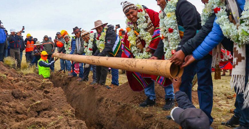 Riego tecnificado mejorará gestión del agua en Huacullani