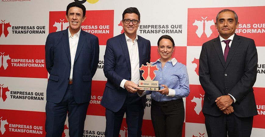Sodexo Perú recibe premio de Empresas que Transforman 2023 por su programa de inclusión