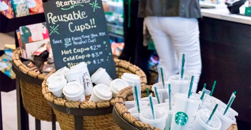 Starbucks Perú dará café gratis a clientes que lleven sus vasos reutilizables