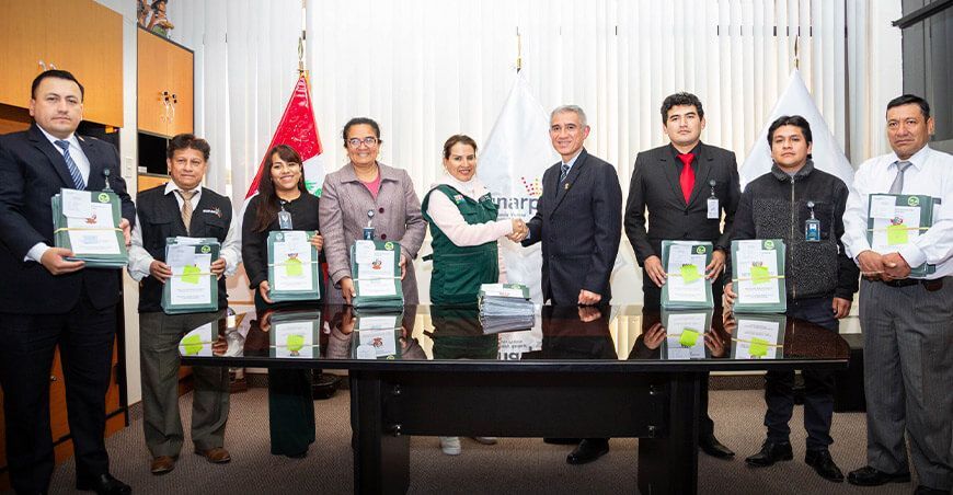 títulos de propiedad rural a productores de Miraflores en Huánuco