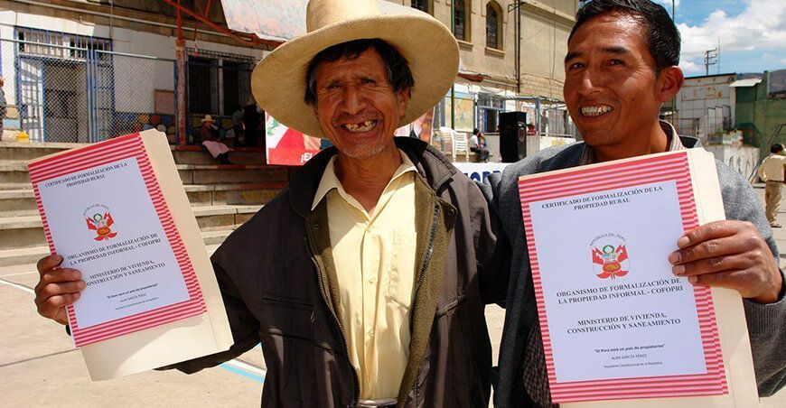 títulos de propiedad rural Perú