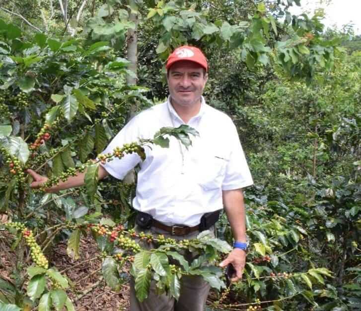 Sr. Tomás Córdova Marchena, presidente de la Junta Nacional del Café