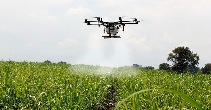uso de drones en la agricultura