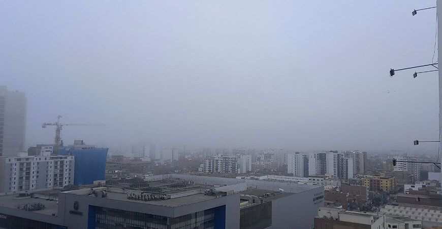 viento neblina costa Perú