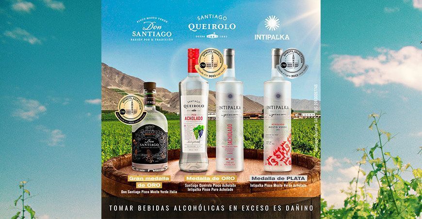 Año de orgullo peruano para los vinos y piscos Santiago Queirolo e Intipalka